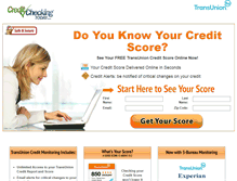 Tablet Screenshot of creditcheckingtoday.com